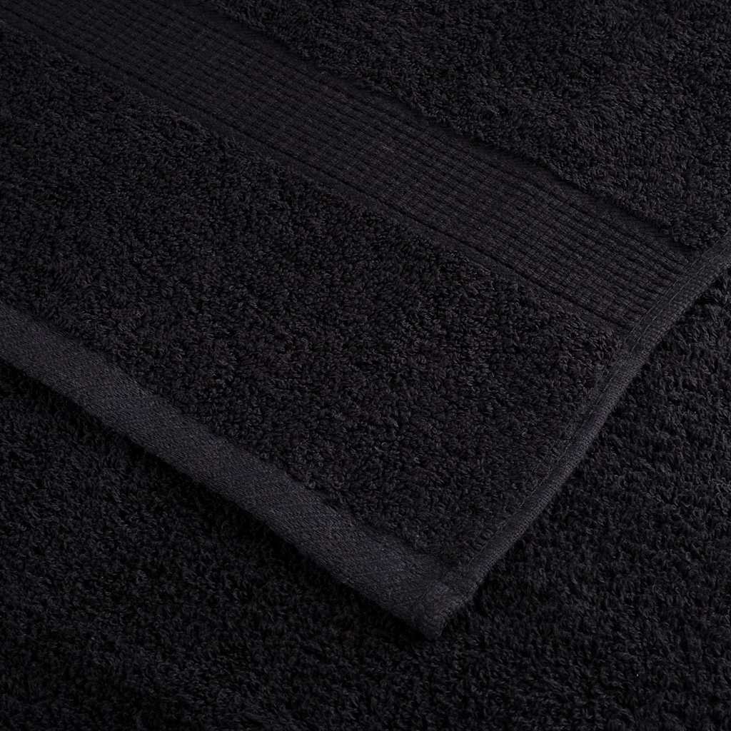 Gästetuch SOLUND 25 pcs Schwarz 100 x 150 cm 550 gsm