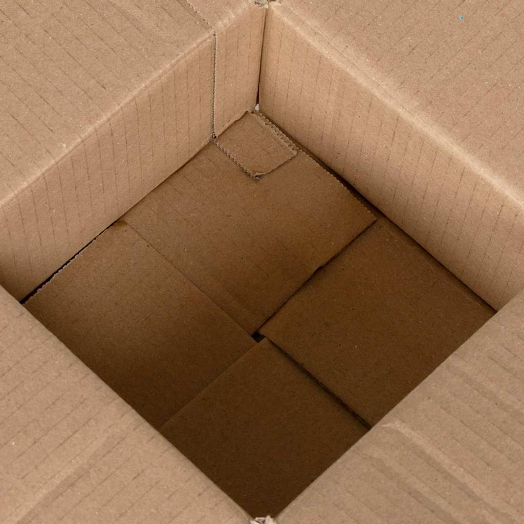 Faltbox mit Speicher 50 pcs Natur 15 x 15 x 8 cm Karton