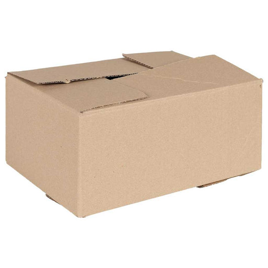 Folding box with storage, 50 pcs, natural, 30 x 21.5 x 14 cm, cardboard