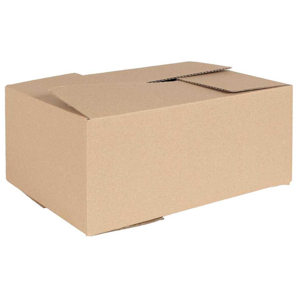 Folding box with storage 50 pcs Natural 35 x 24 x 15 cm Cardboard