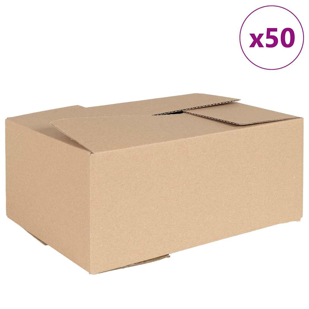 Folding box with storage 50 pcs Natural 35 x 24 x 15 cm Cardboard