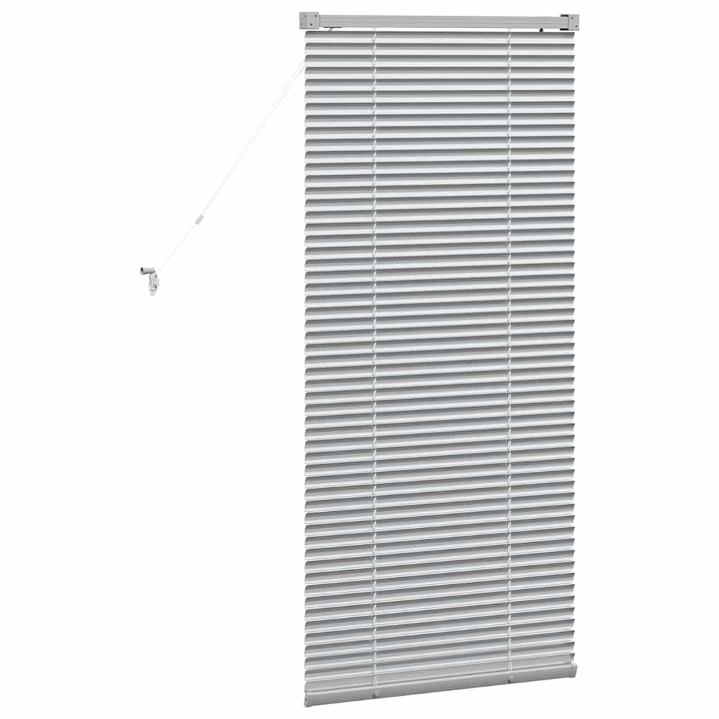 Venetian Blinds Silver 130 x 60 cm Aluminum