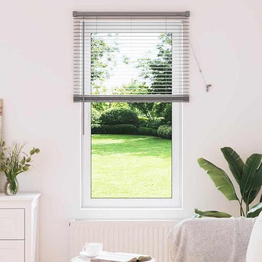 Venetian Blinds Silver 130 x 70 cm Aluminium