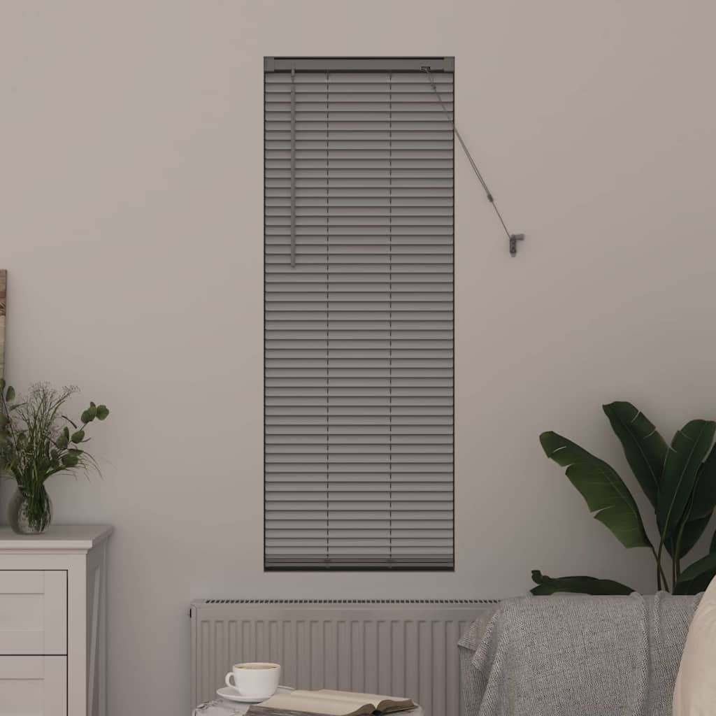 Venetian Blinds Silver 175 x 45 cm Aluminum