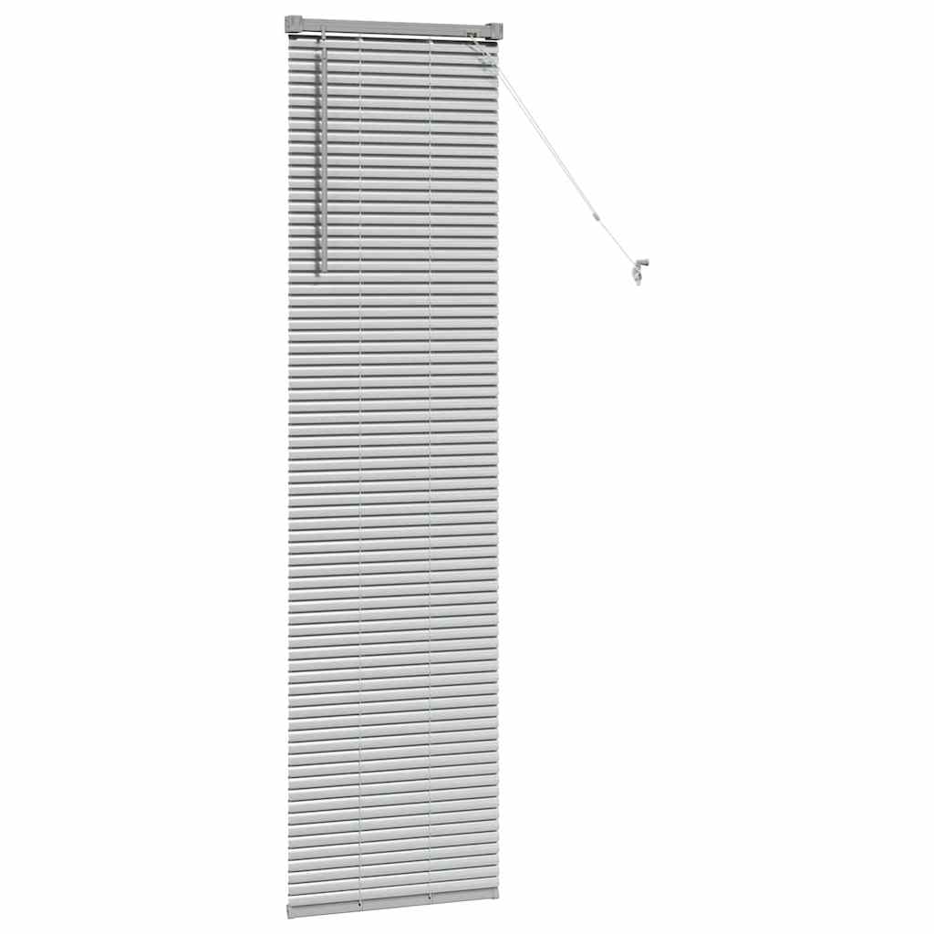 Venetian Blinds Silver 175 x 45 cm Aluminum