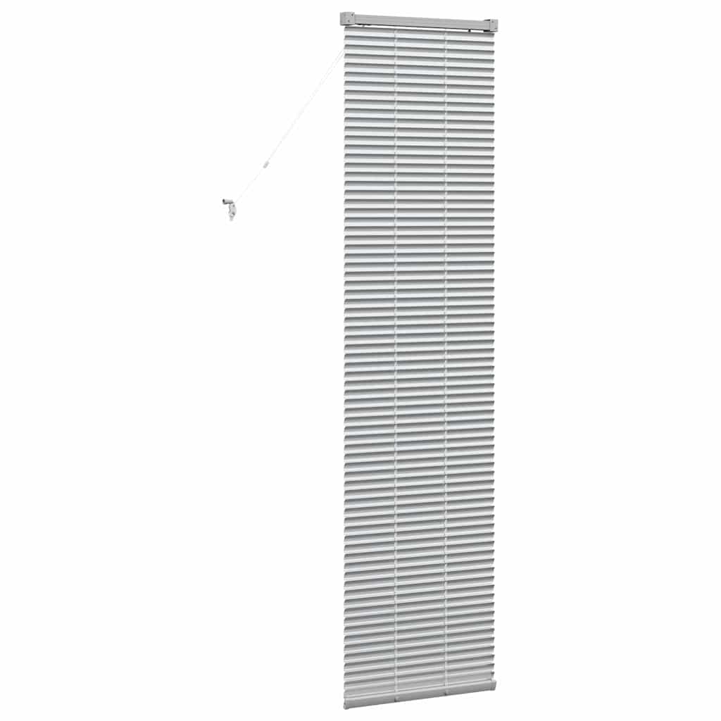 Venetian Blinds Silver 175 x 45 cm Aluminum