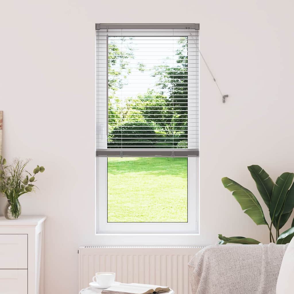 Silver Venetian Blinds 175 x 55 cm Aluminium