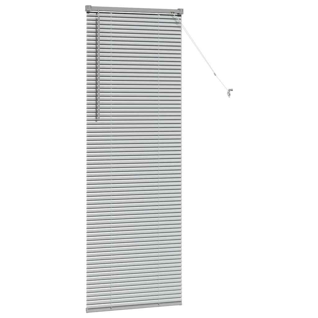 Silver Venetian Blinds 175 x 55 cm Aluminium