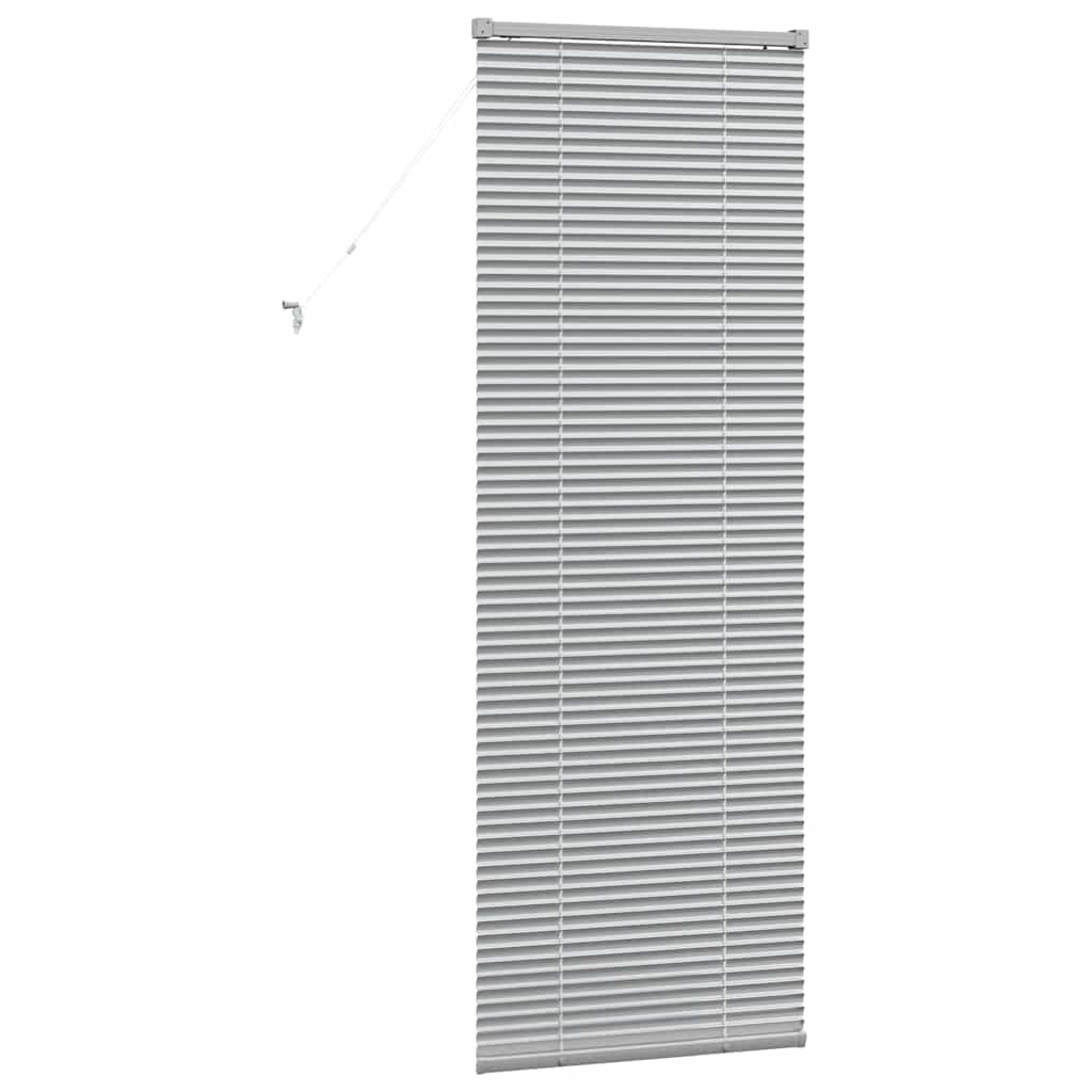 Silver Venetian Blinds 175 x 55 cm Aluminium