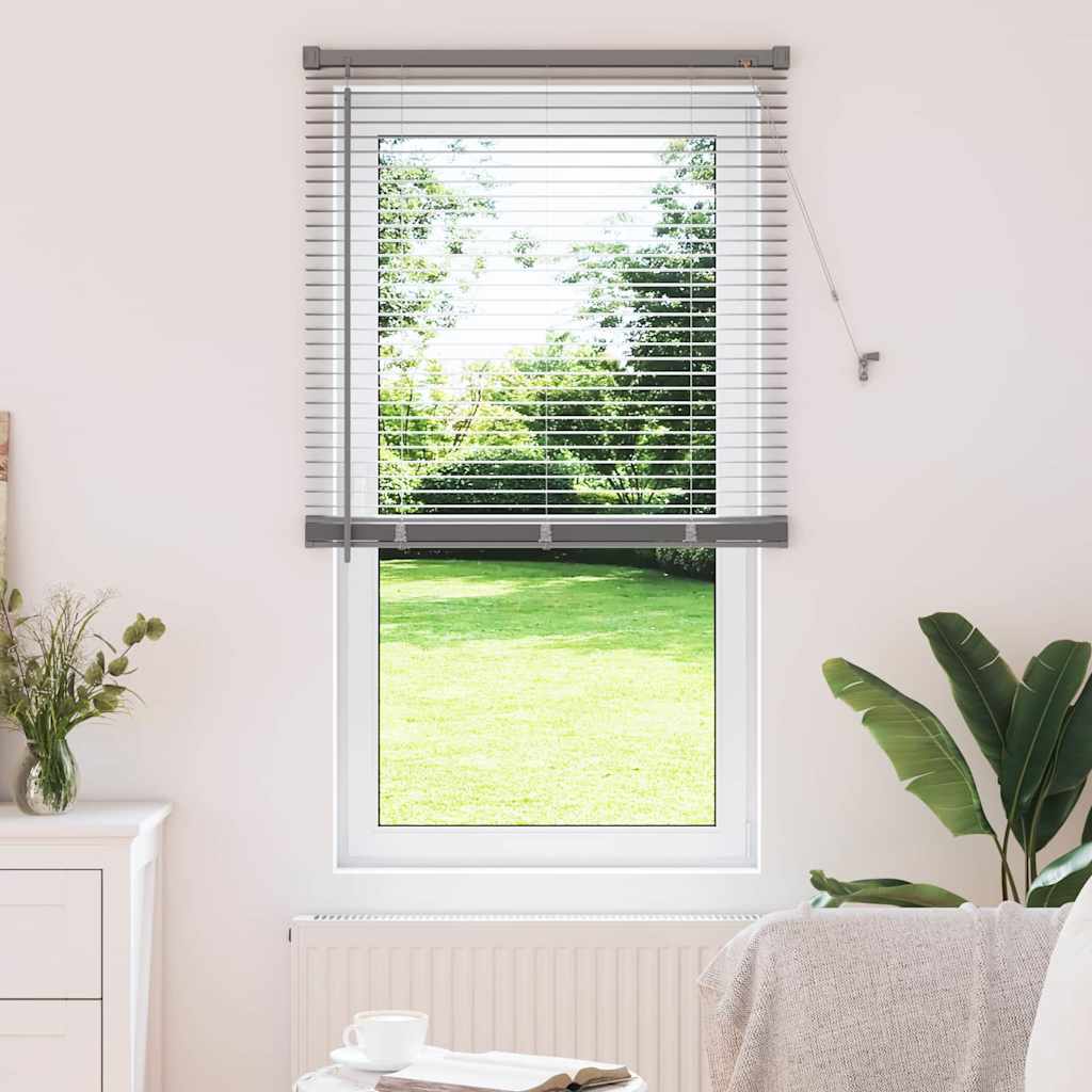 Slat Blinds Silver 175 x 70 cm Aluminium