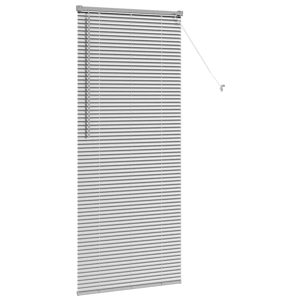 Slat Blinds Silver 175 x 70 cm Aluminium
