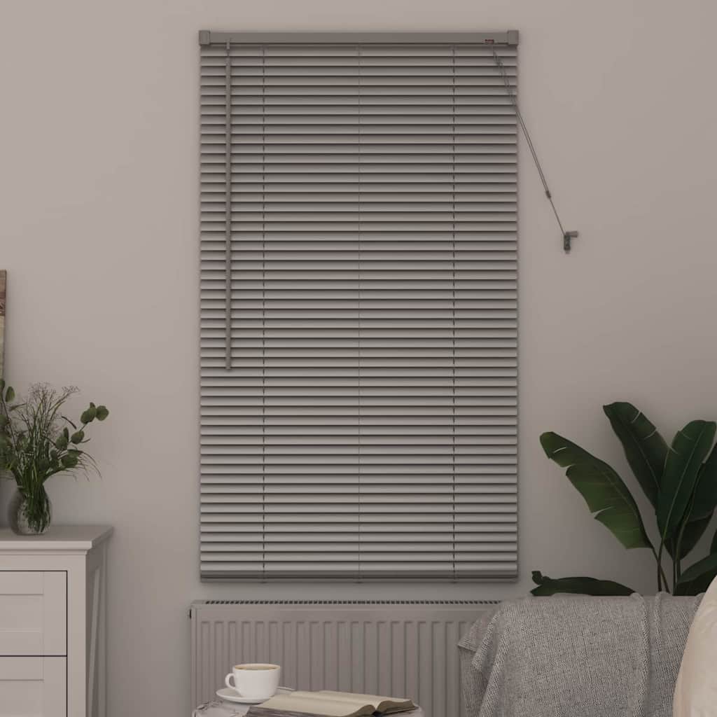 Venetian Blinds Silver 175 x 75 cm Aluminum