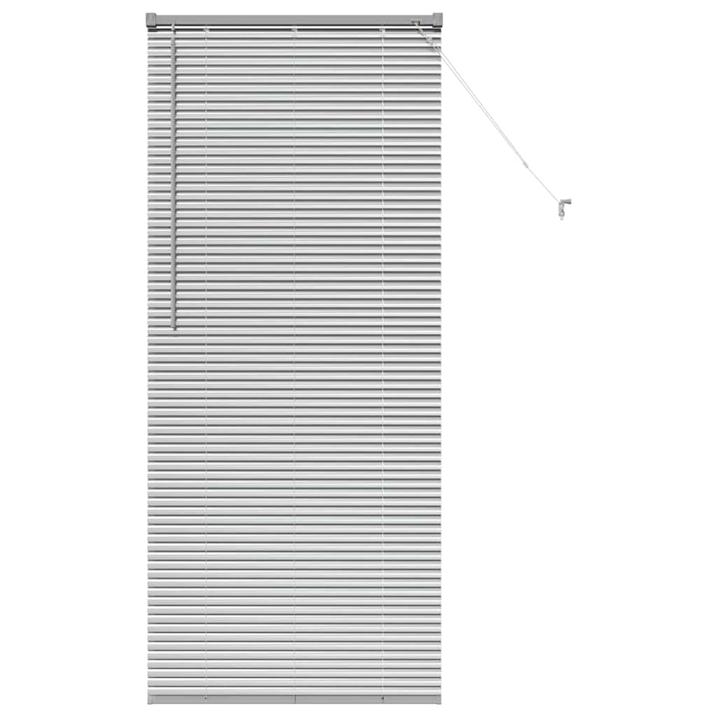 Venetian Blinds Silver 175 x 75 cm Aluminum