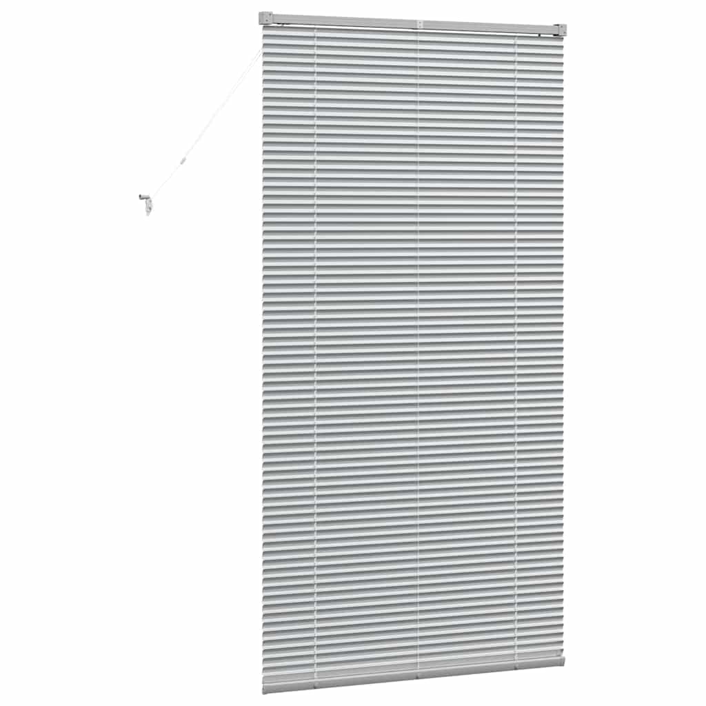 Horizontal Blinds Silver 175 x 90 cm Aluminum