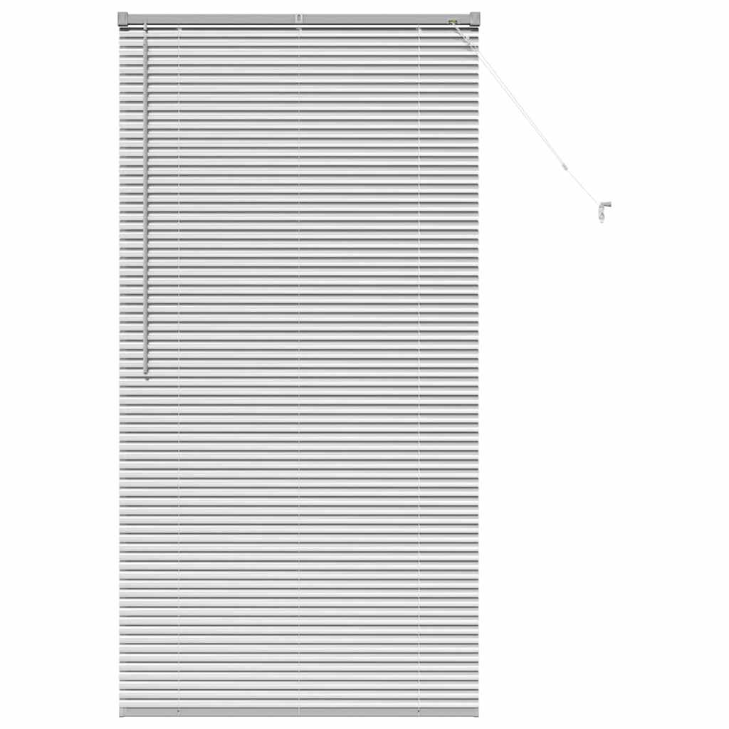 Venetian Blinds Silver 175 x 95 cm Aluminum