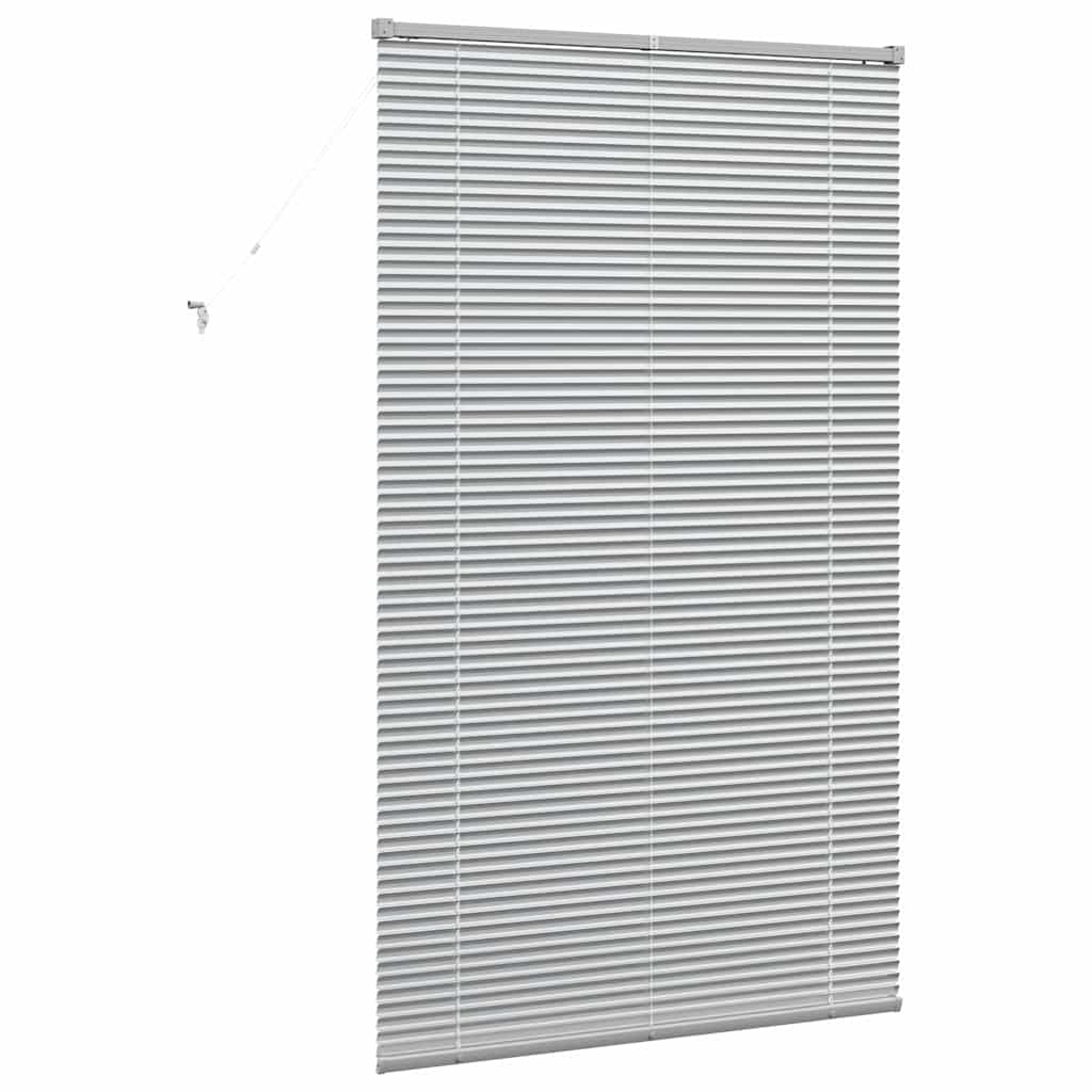 Venetian Blinds Silver 175 x 100 cm Aluminum