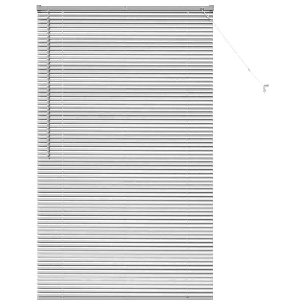 Venetian Blinds Silver 175 x 105 cm Aluminum