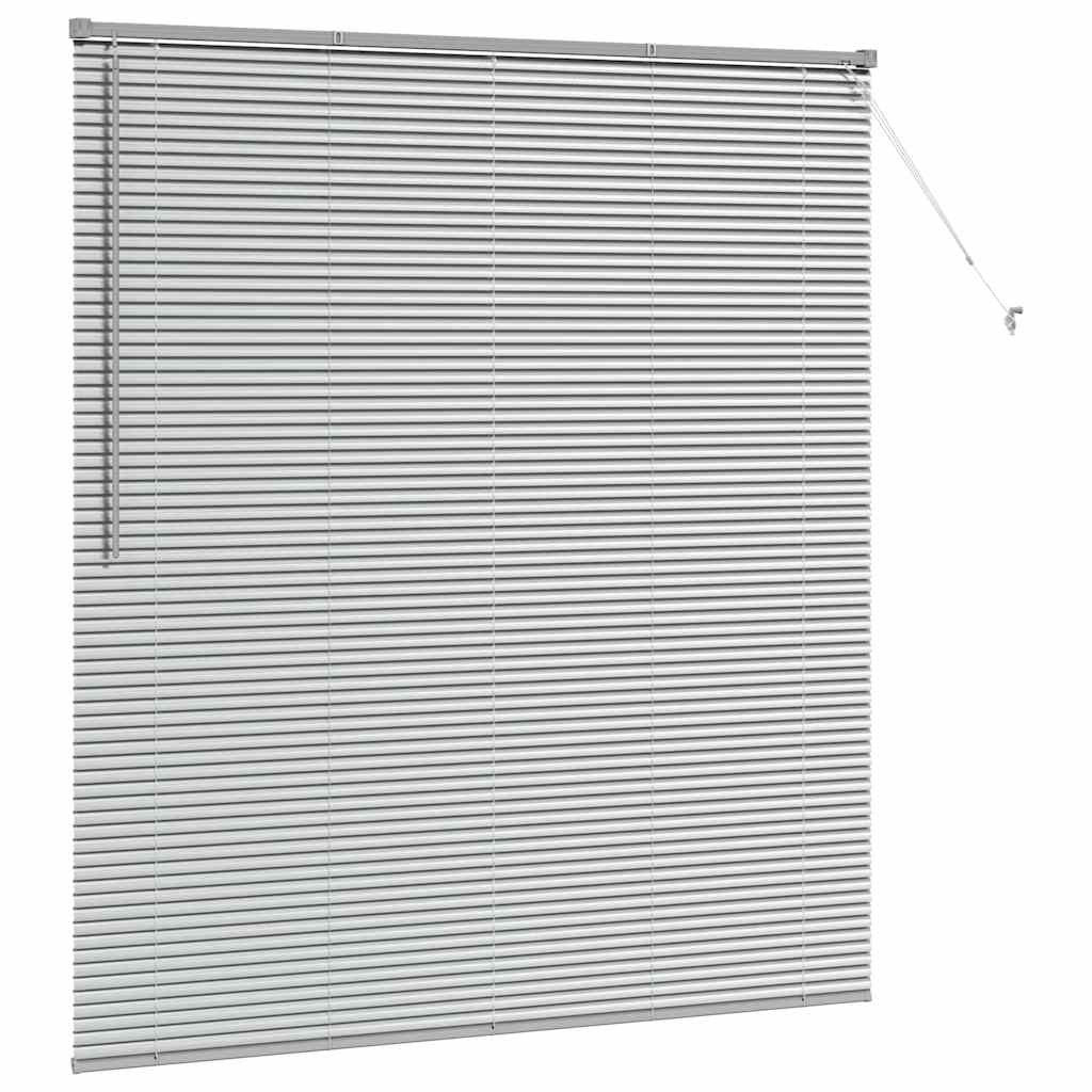 Balkenjalousien Silber 175 x 160 cm Aluminium