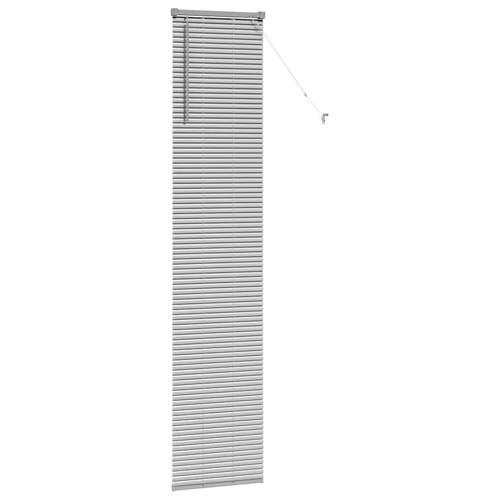 Venetian Blinds Silver 220 x 45 cm Aluminum