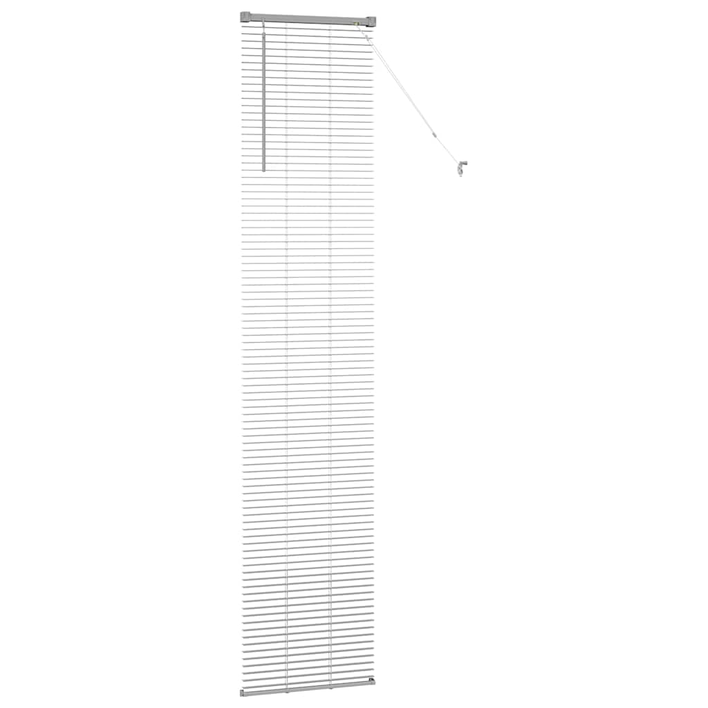Venetian Blinds Silver 220 x 50 cm Aluminum