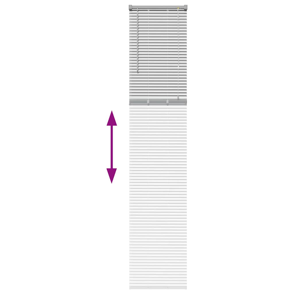Venetian Blinds Silver 220 x 50 cm Aluminum