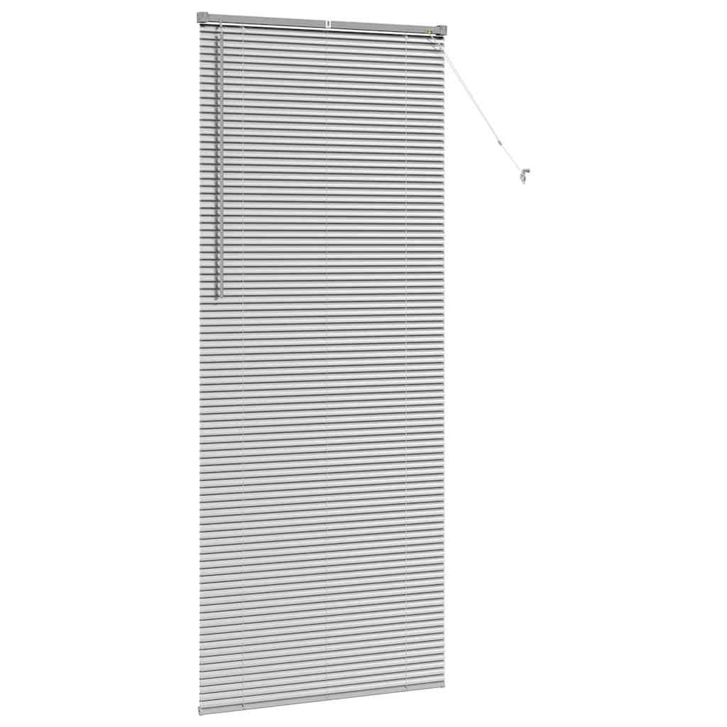 Balkenjalousien Silber 220 x 90 cm Aluminium