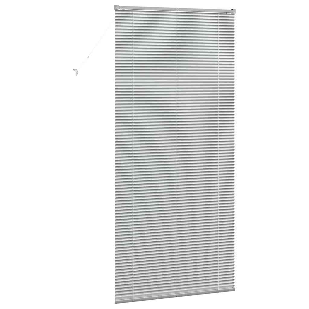 Venetian Blinds Silver 220 x 105 cm Aluminum