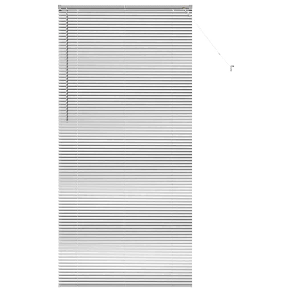 Venetian Blinds Silver 220 x 105 cm Aluminum
