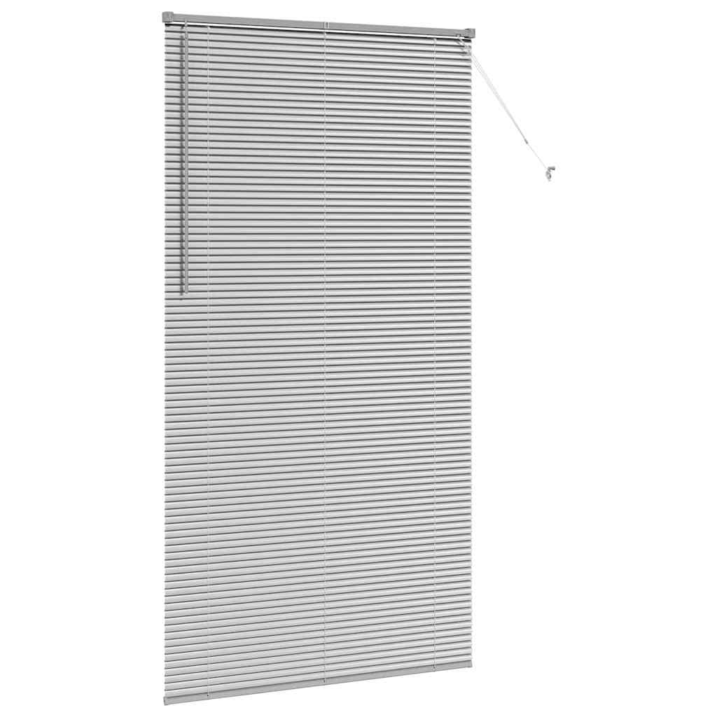 Silver Venetian Blinds 220 x 120 cm Aluminum