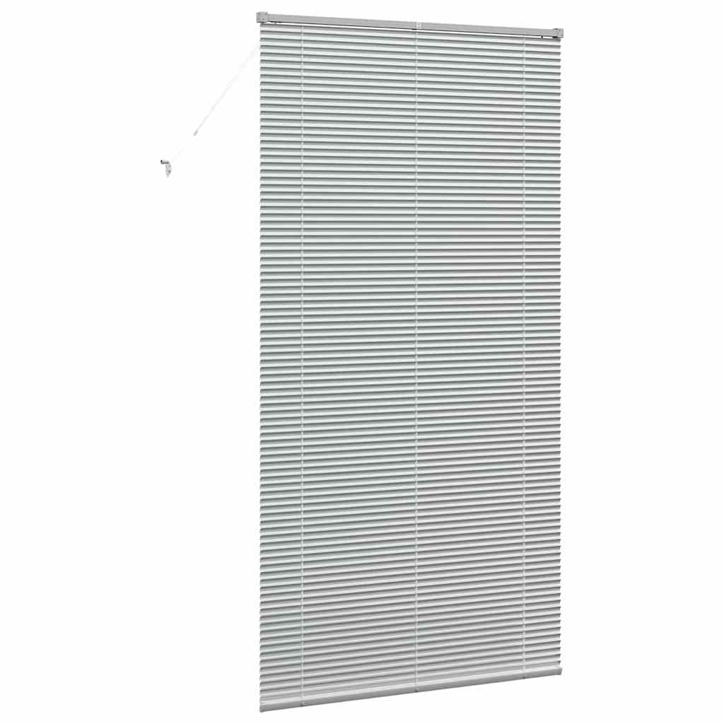 Silver Venetian Blinds 220 x 120 cm Aluminum