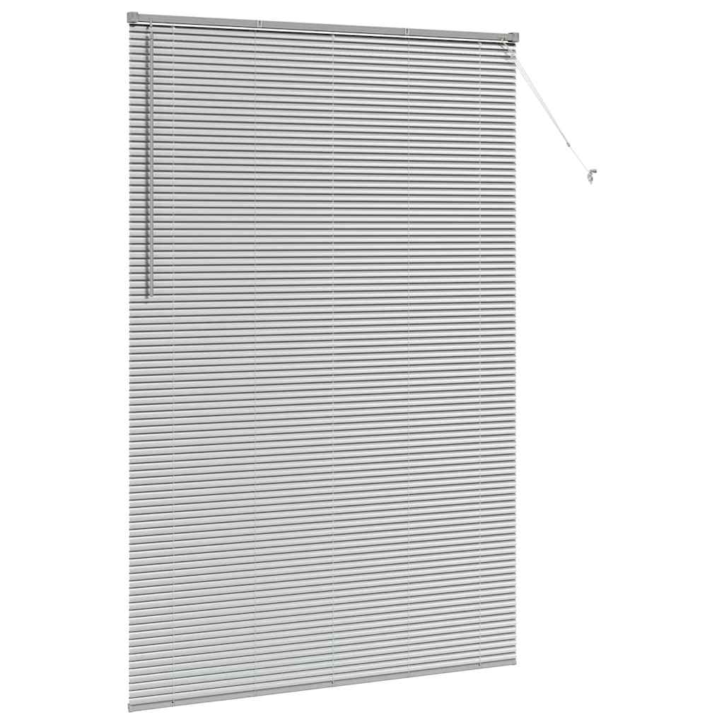 Balkenjalousien Silber 220 x 145 cm Aluminium