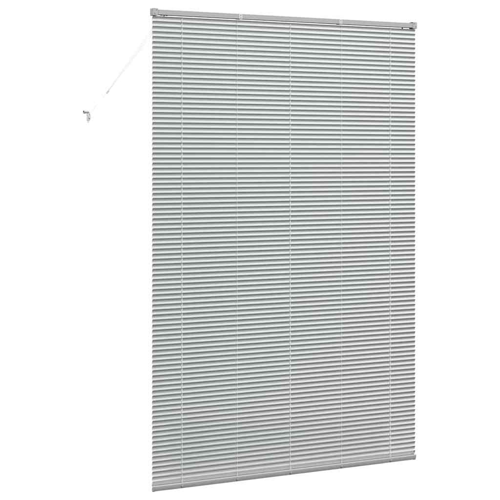 Balkenjalousien Silber 220 x 145 cm Aluminium