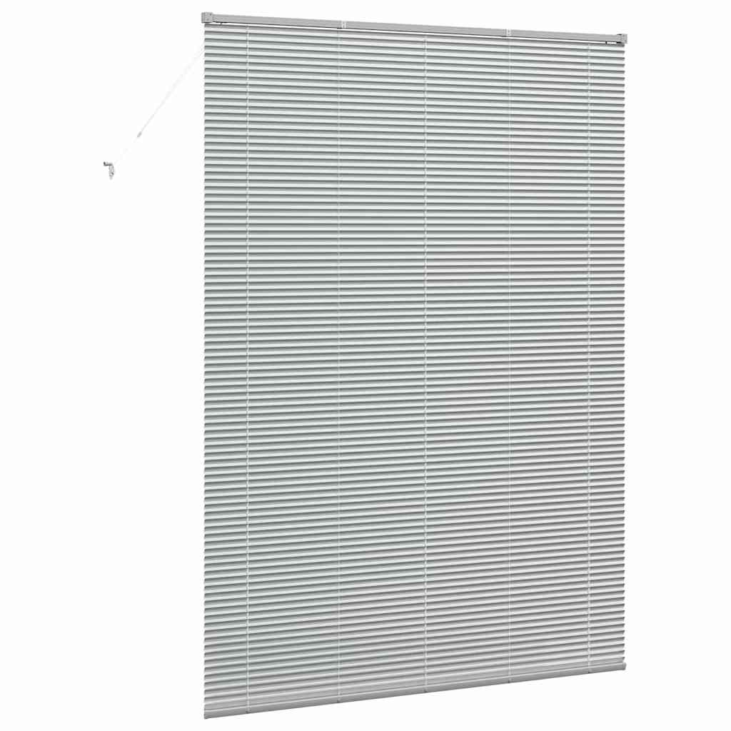 Venetian Blinds Silver 220 x 160 cm Aluminum