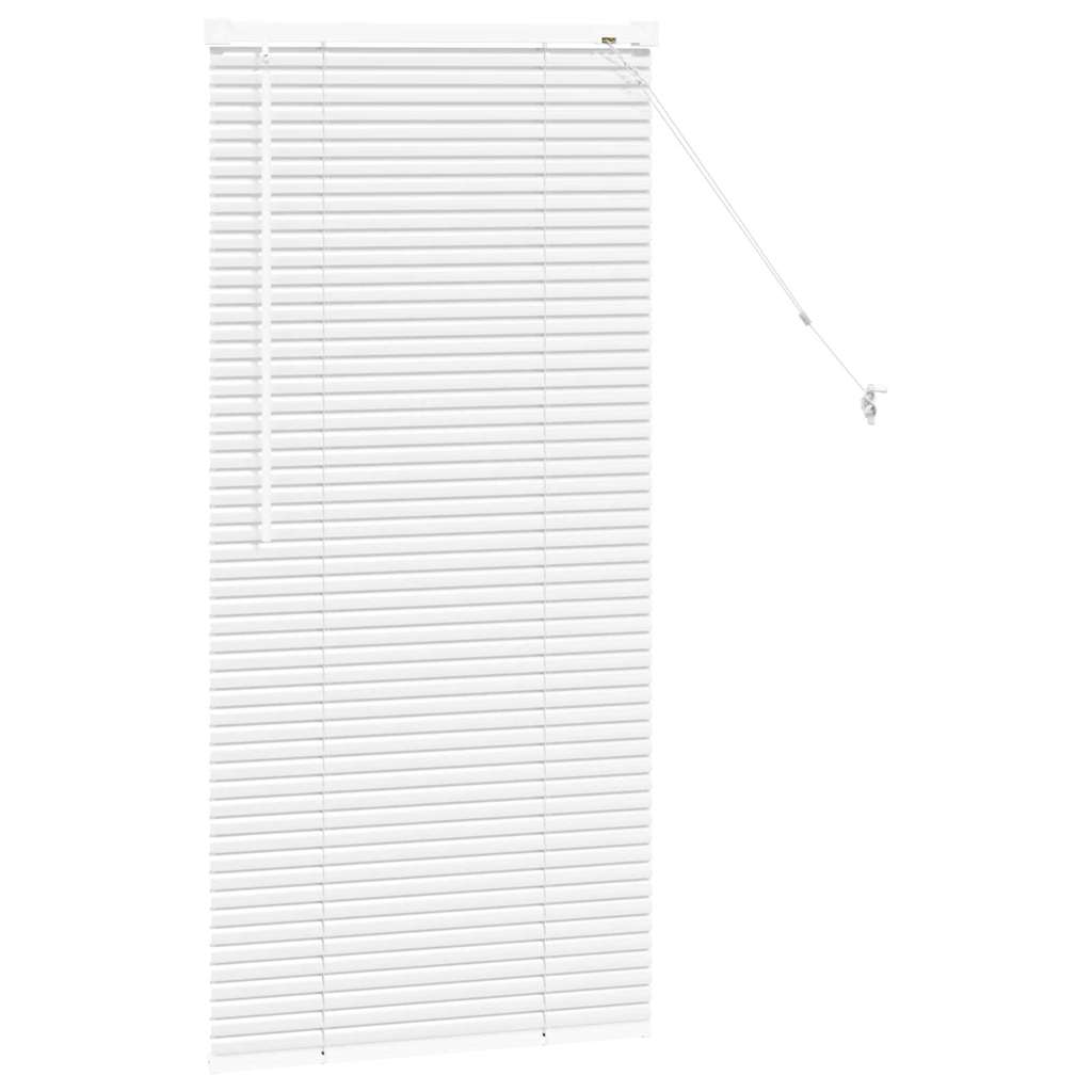 Venetian Blinds White 130 x 55 cm Aluminum