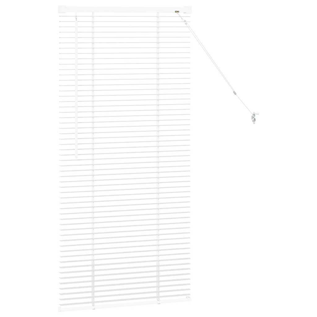 Venetian Blinds White 130 x 55 cm Aluminum
