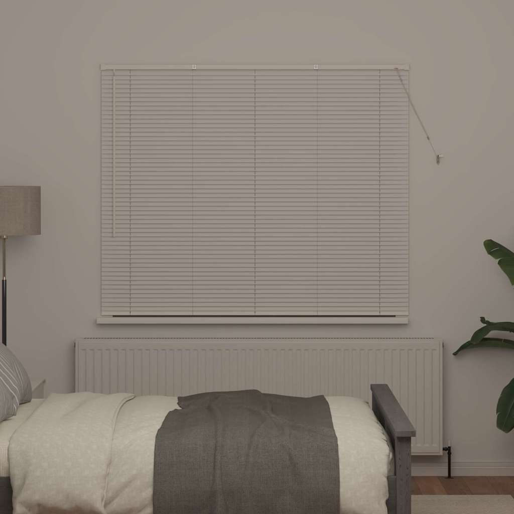 Venetian Blinds White 130 x 155 cm Aluminum