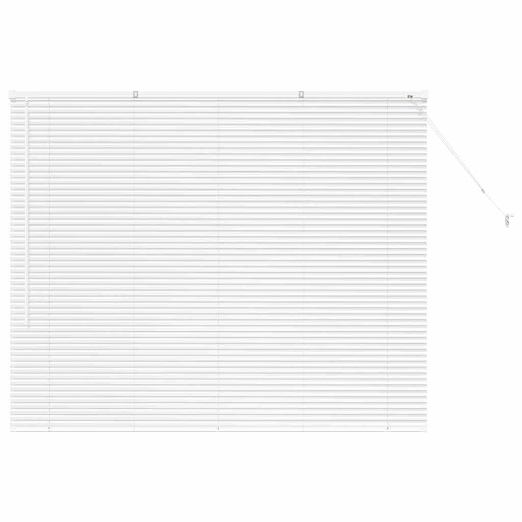 Venetian Blinds White 130 x 155 cm Aluminum