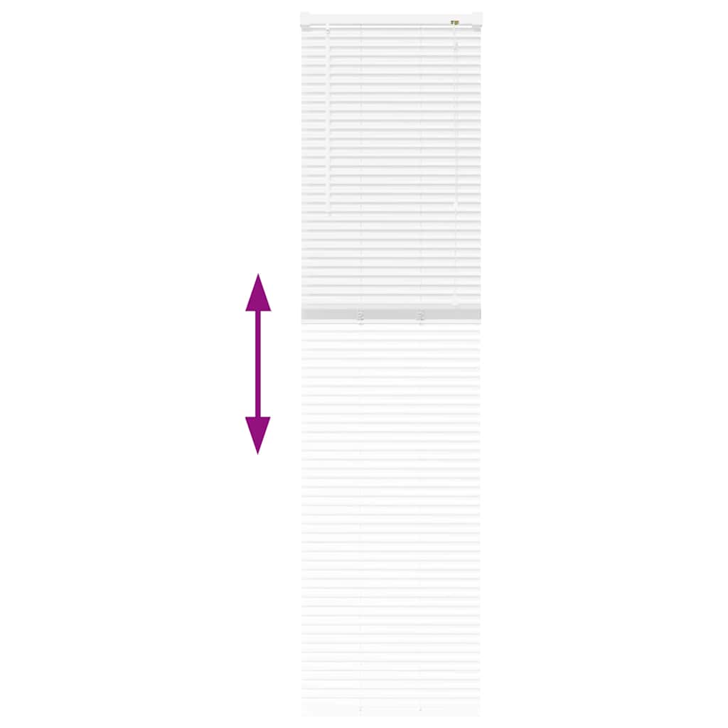 Venetian Blinds White 175 x 50 cm Aluminum