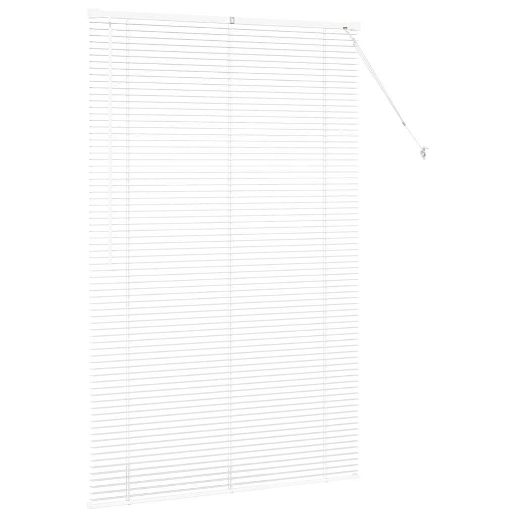 Balkenjalousien Weiß 175 x 120 cm Aluminium