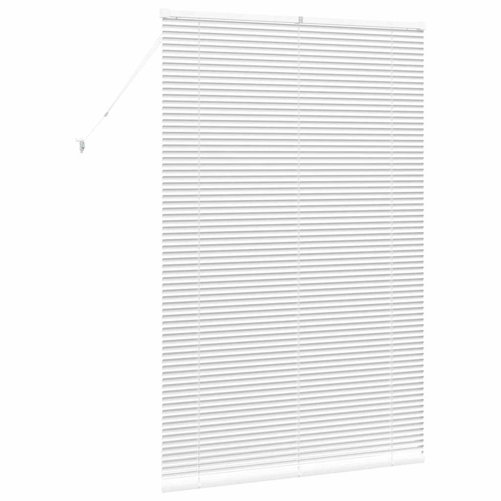 Balkenjalousien Weiß 175 x 120 cm Aluminium