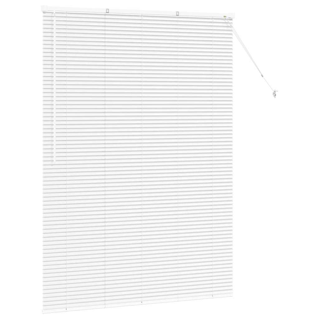 Balkenjalousien Weiß 175 x 125 cm Aluminium