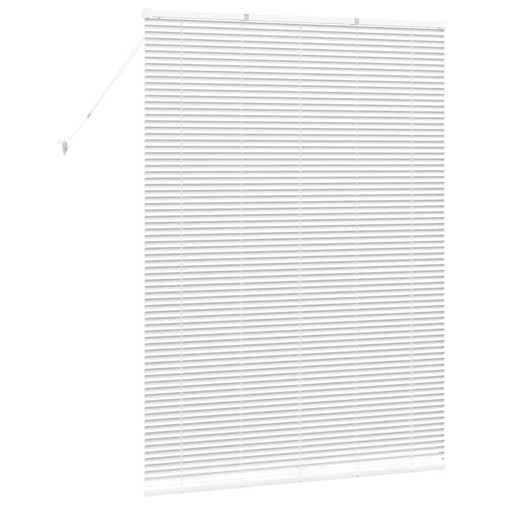 Balkenjalousien Weiß 175 x 135 cm Aluminium