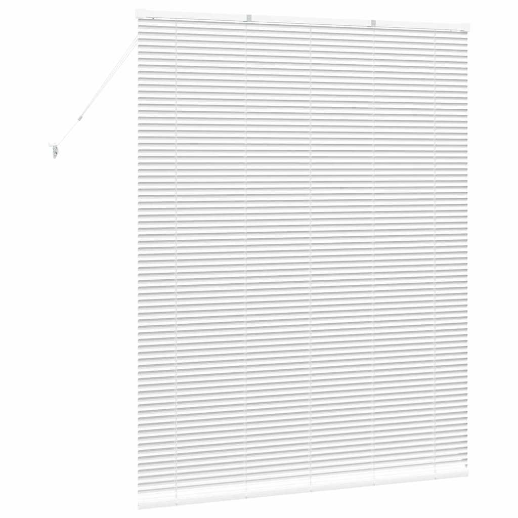 Balkenjalousien Weiß 175 x 145 cm Aluminium