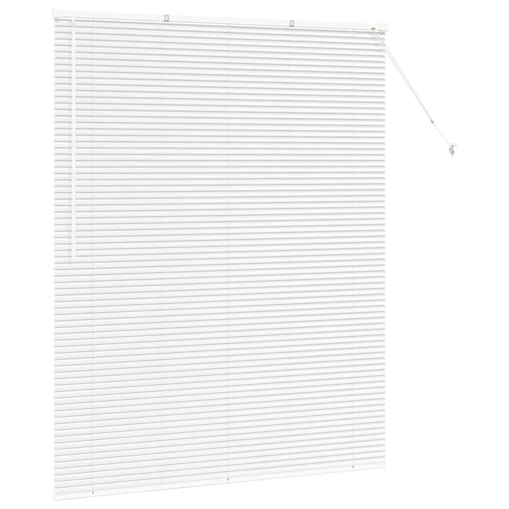 Balkenjalousien Weiß 175 x 150 cm Aluminium