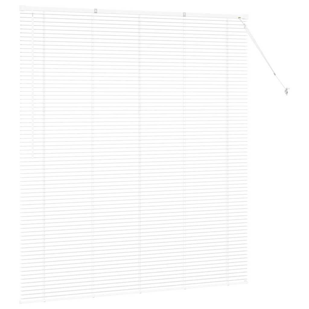Balkenjalousien Weiß 175 x 160 cm Aluminium