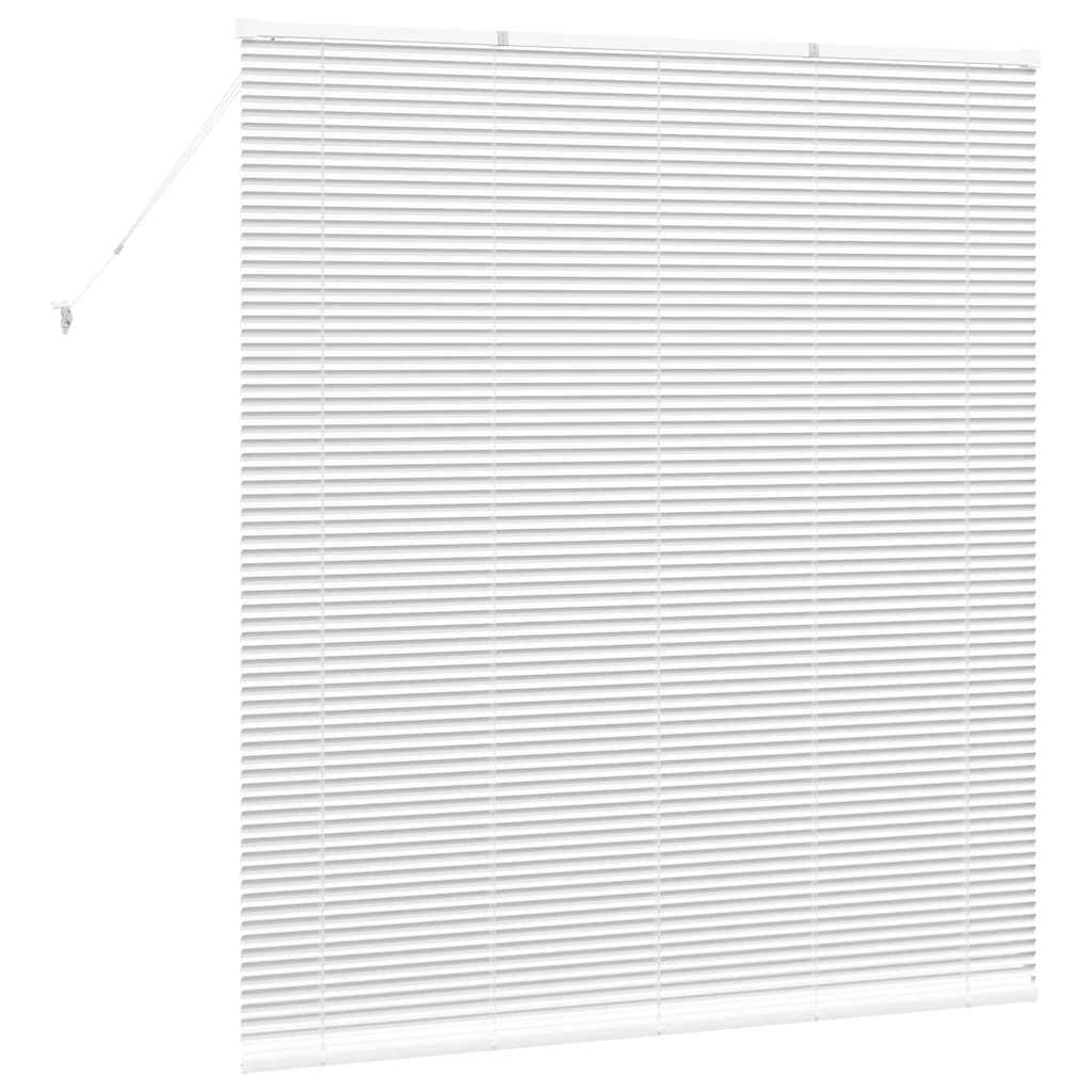 Balkenjalousien Weiß 175 x 160 cm Aluminium