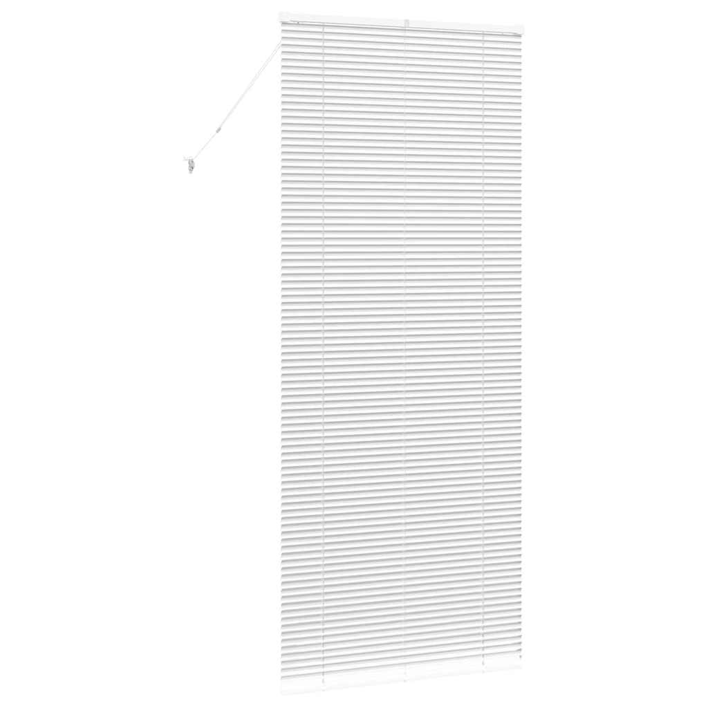 Balkenjalousien Weiß 220 x 90 cm Aluminium