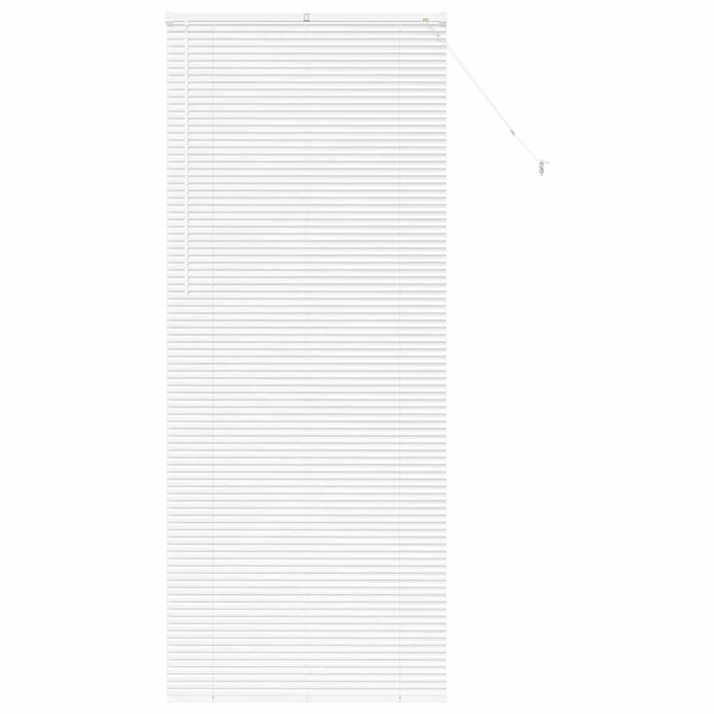 Store vénitien blanc 220 x 95 cm aluminium