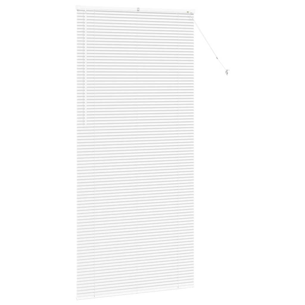 Balkenjalousien Weiß 220 x 105 cm Aluminium