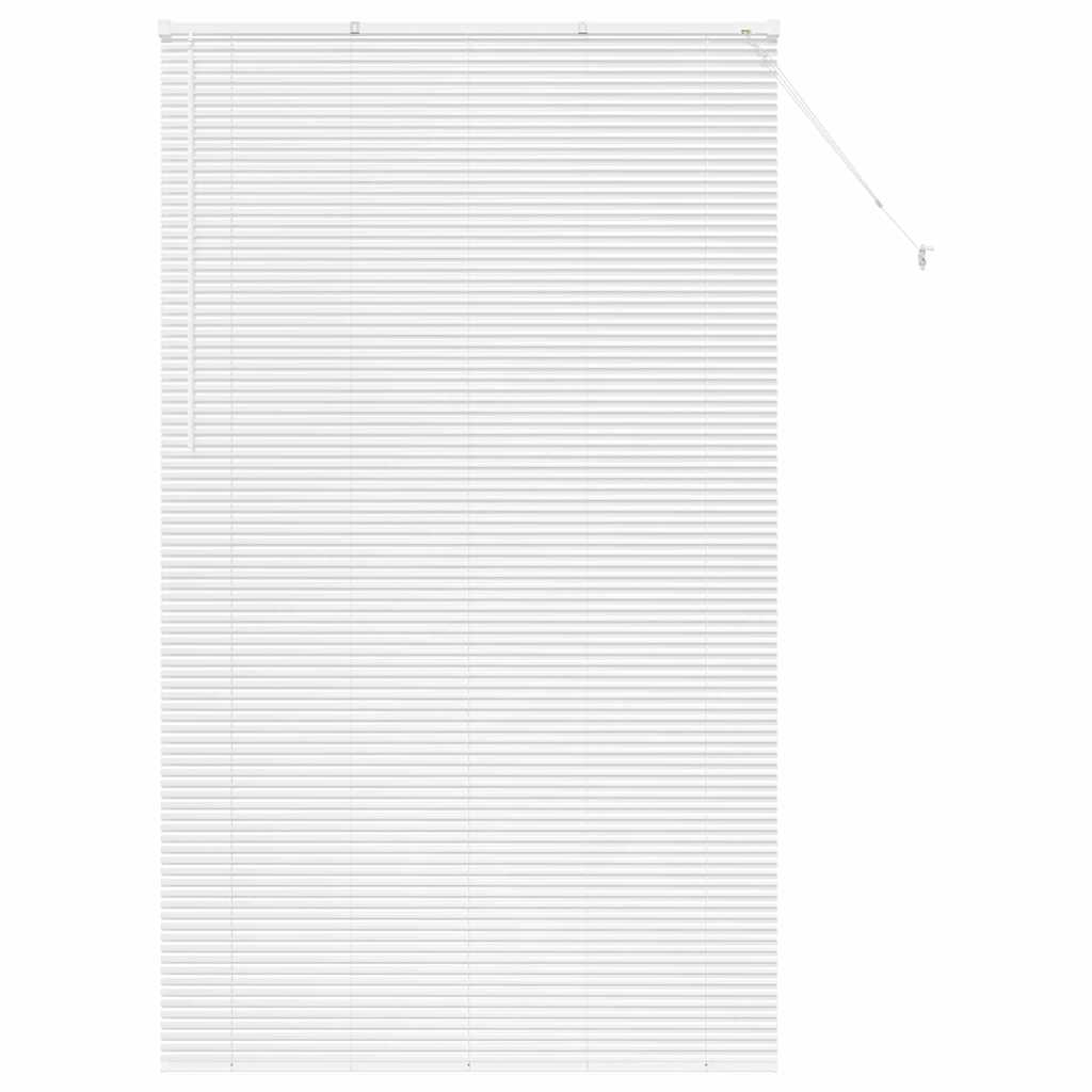 Balkenjalousien Weiß 220 x 125 cm Aluminium